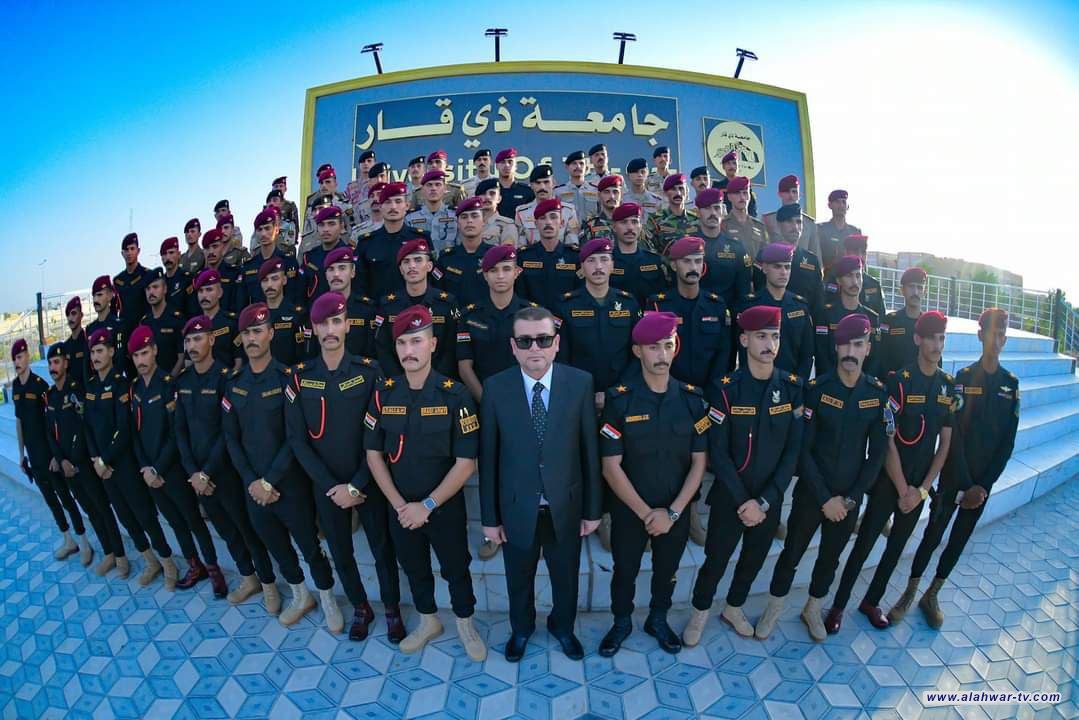 محافظ ذي قار يرعى حفلاً كبيراً لتخرج ضباط الدورة 112الكلية العسكرية الأولى من أبناء المحافظة