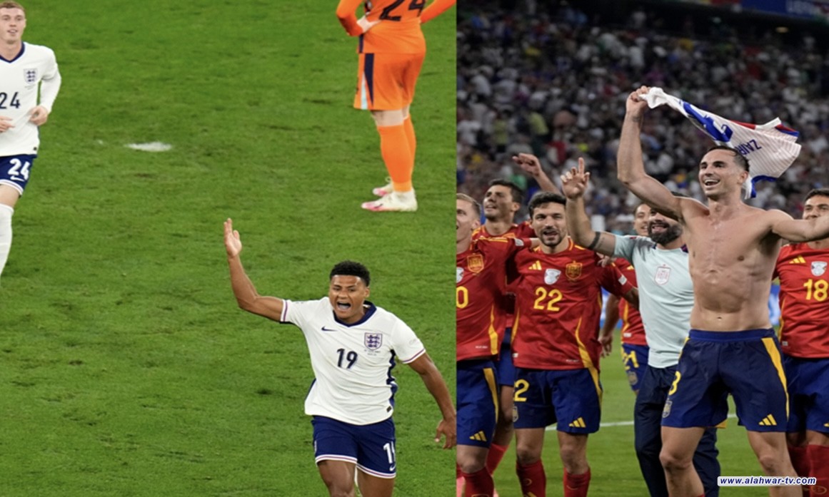 موعد مواجهة إنجلترا وإسبانيا في نهائي "يورو 2024"