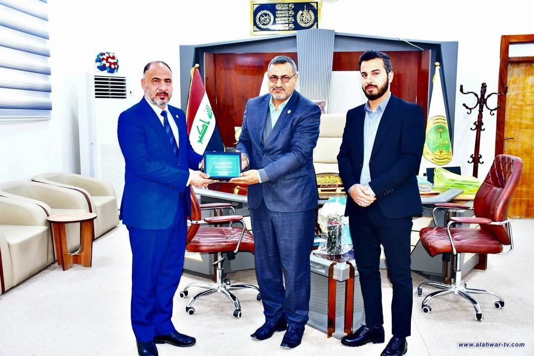 مدير تربية ذي قار يستقبل وفد مؤسسة العين للرعاية الاجتماعية