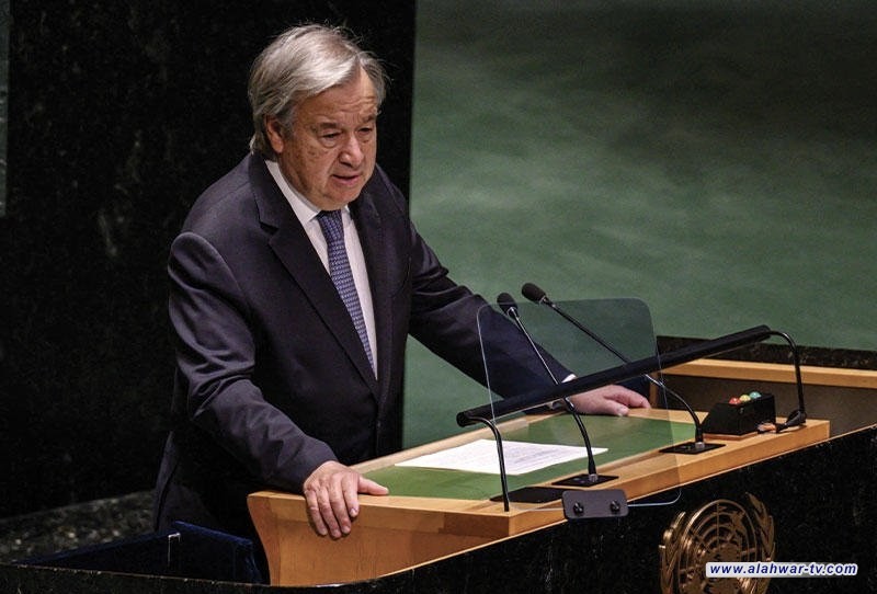 غوتيريش: لا مبرر للعقاب الجماعي الذي يتعرض له الشعب الفلسطيني