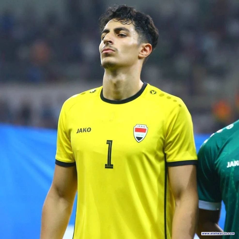 مدرب المنتخب الاولمبي راضي شنيشل يجدد الثقة بالحارس  كميل سعد