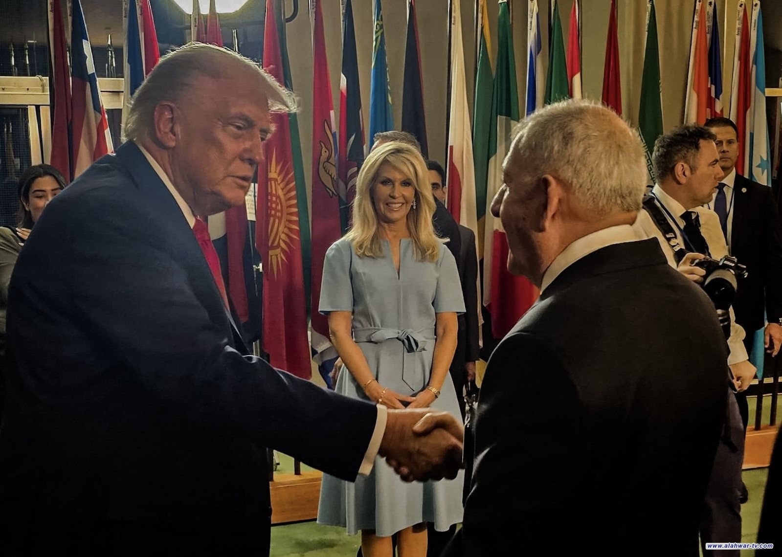 رئيس الجمهورية يلتقي نظيره الأمريكي على هامش أعمال الجمعية العامة للأمم المتحدة