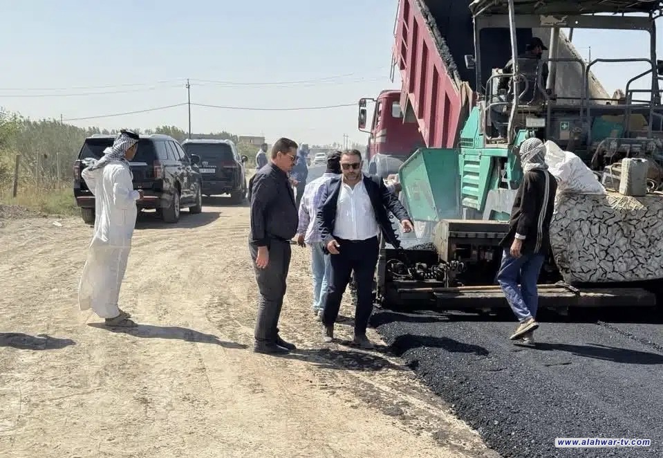 انطلاق أعمال الإكساء القيري لطريق سيد يوشع والسليطية في قضاء الإصلاح