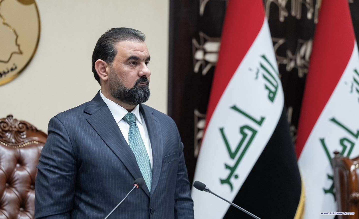 رئيس البرلمان يدين استهداف مقرات الحشد الشعبي ويدعو لإبعاد العراق عن الصراعات