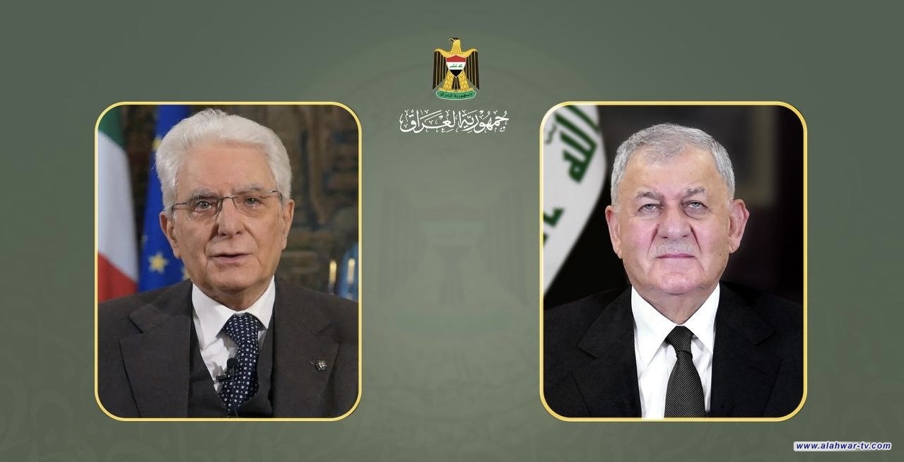 رئيس الجمهورية يؤكد لنظيره الإيطالي ضرورة تكثيف الجهود الدولية لاحتواء الأوضاع في المنطقة