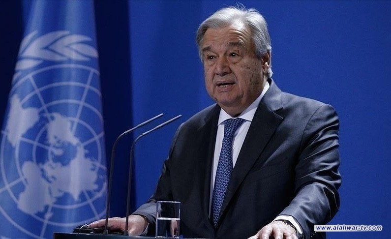 غوتيريش: على (إسرائيل) احترام سيادة لبنان ووقف الحرب