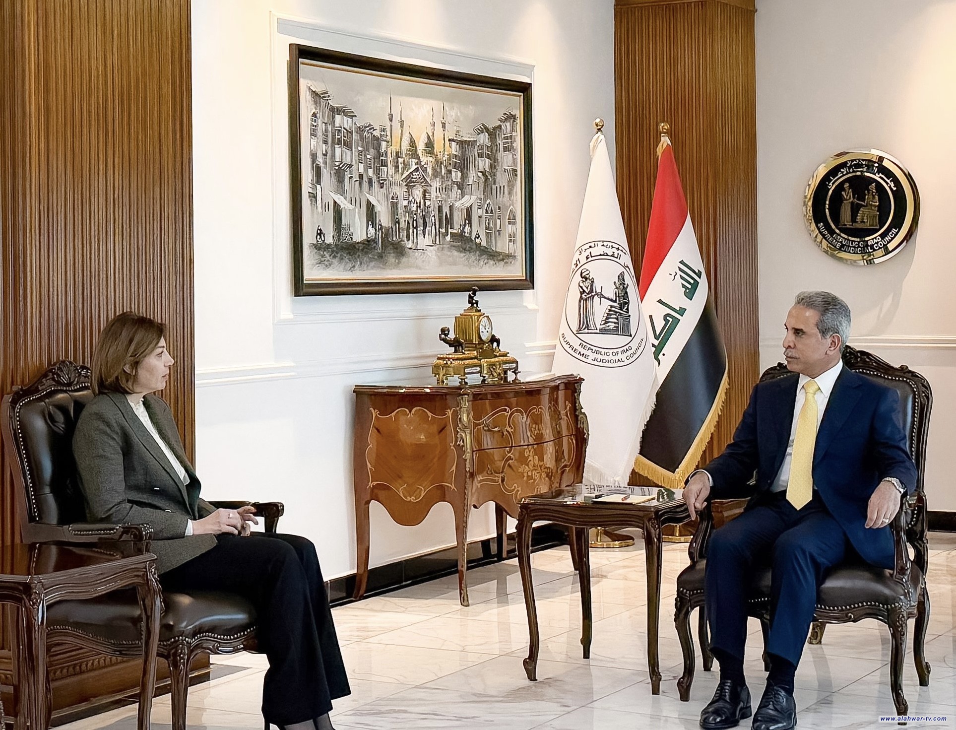 القضاء والهجرة يبحثان جهود إعادة النازحين ومعالجة الإشكاليات المعرقلة لغلق المخيمات