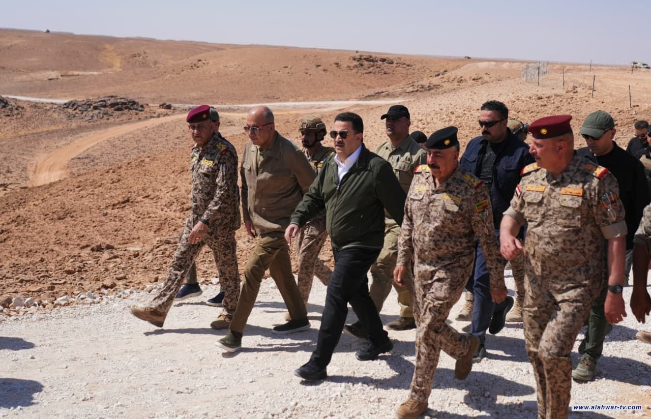 القائد العام للقوات المسلحة يجري زيارة ميدانية إلى وادي حوران وصحراء الأنبار