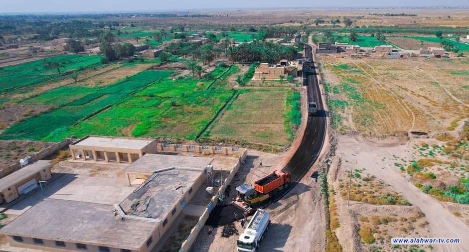 اكمال تبليط شارع قرية الجراد في البطحاء