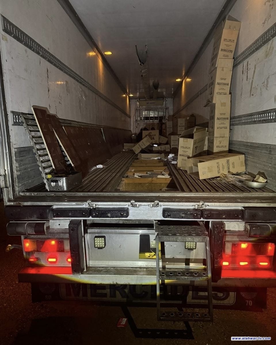 الجمارك: ضبط شاحنات مخالفة في المنطقتين الغربية والشمالية