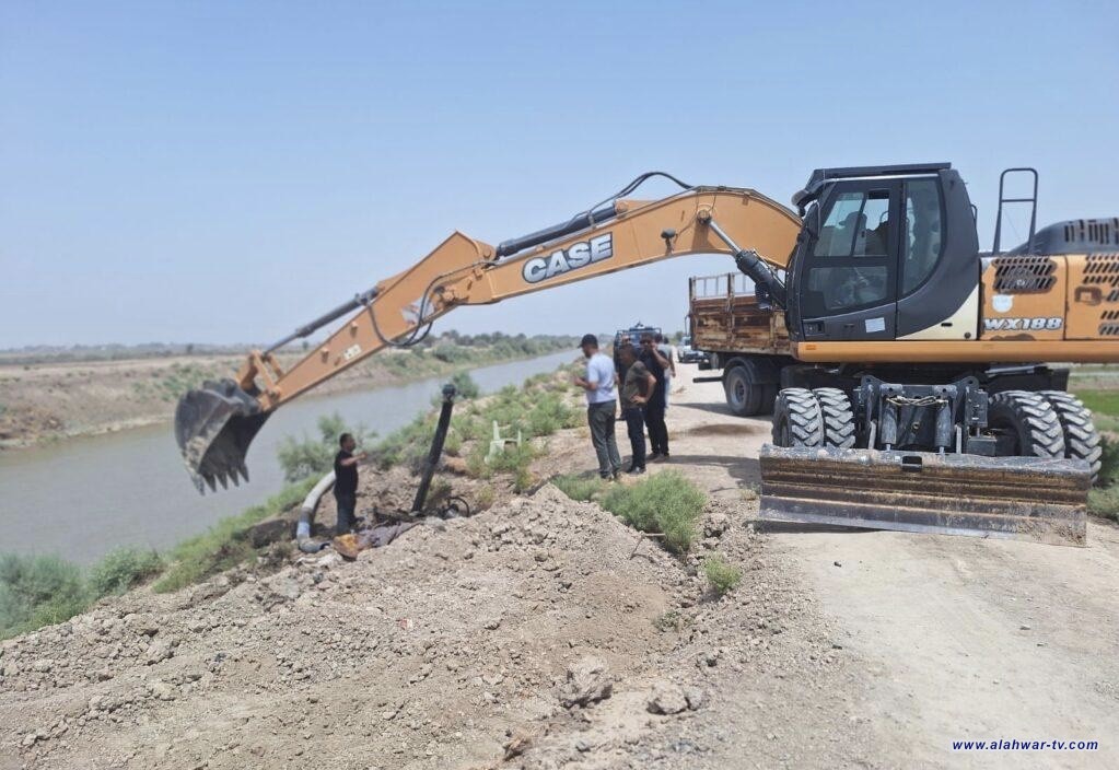 ذي قار: حملة أمنية لإزالة التجاوزات عن نهر البدعة وضمان عدالة توزيع المياه