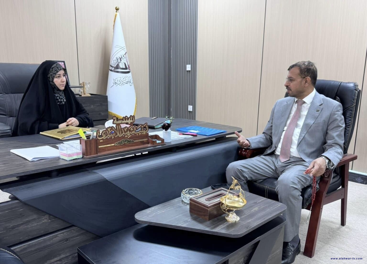 معاون محافظ ذي قار يبحث حماية بساتين كرمة بني سعيد وسط التوسع العمراني