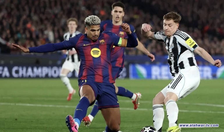 برشلونة يكتسح نيوكاسل ويبلغ ربع نهائي دوري الأبطال