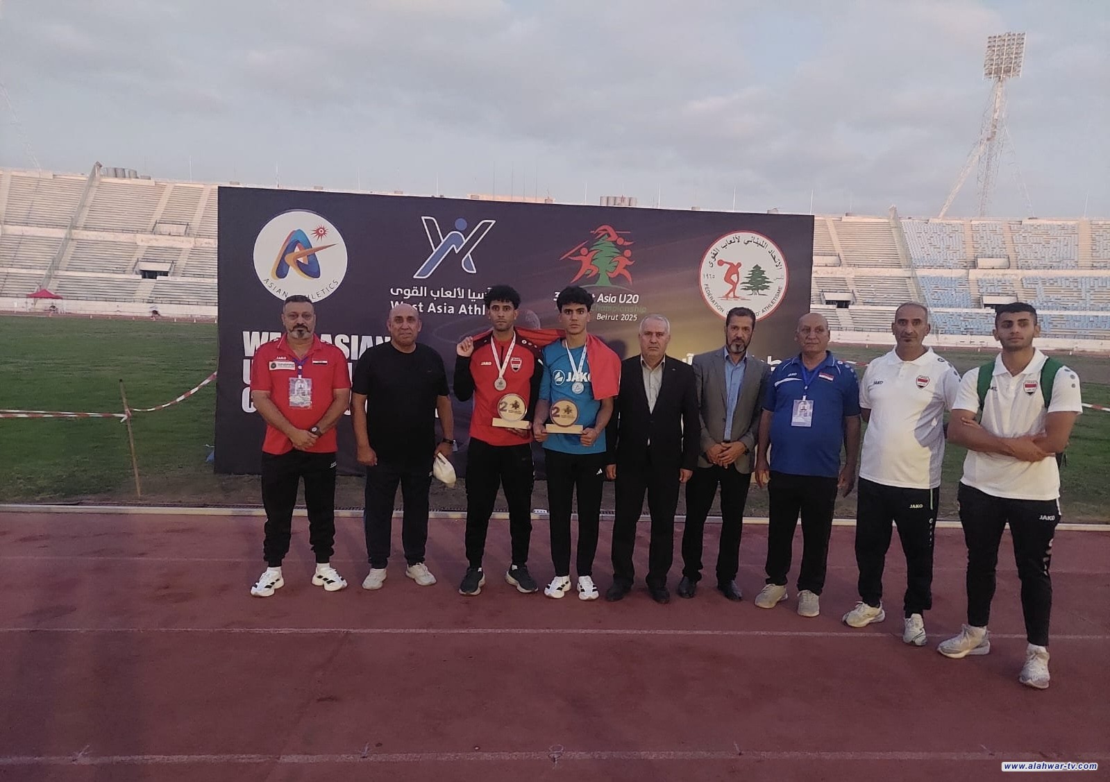 منتخبنا لألعاب القوى يحصد ذهبيتين وفضيتين في بطولة غرب آسيا