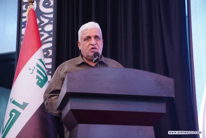 الفياض يعتذر عن استقبال تهاني العيد ويوجه رسالة لقادة الحشد الشعبي