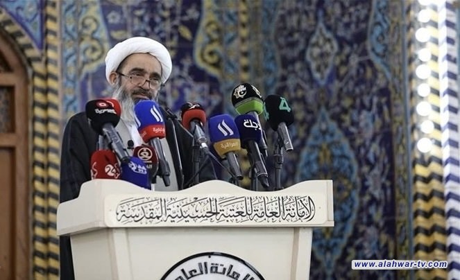 خطيب صلاة العيد بكربلاء المقدسة: المرجعية الدينية أجازت صرف الحقوق الشرعية للمتضررين في إيران ولبنان