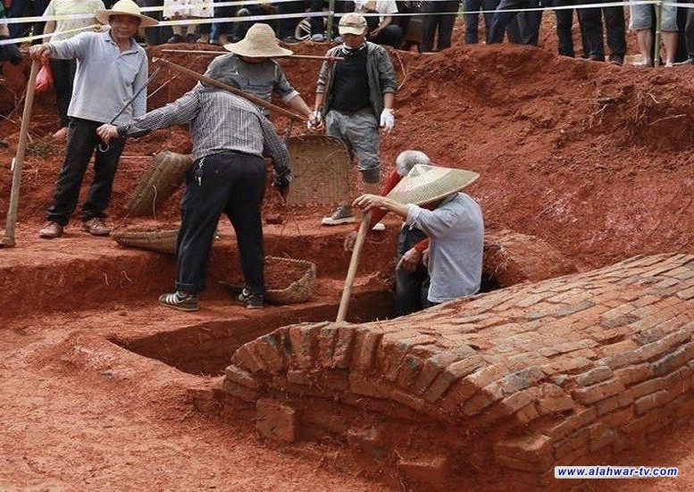 العثور على مقبرة الأميرة الحمراء في الصين