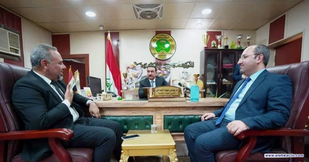 وزير التربية الدكتور ابراهيم نامس الجبوري يزور تربية محافظة ذي قار.  .