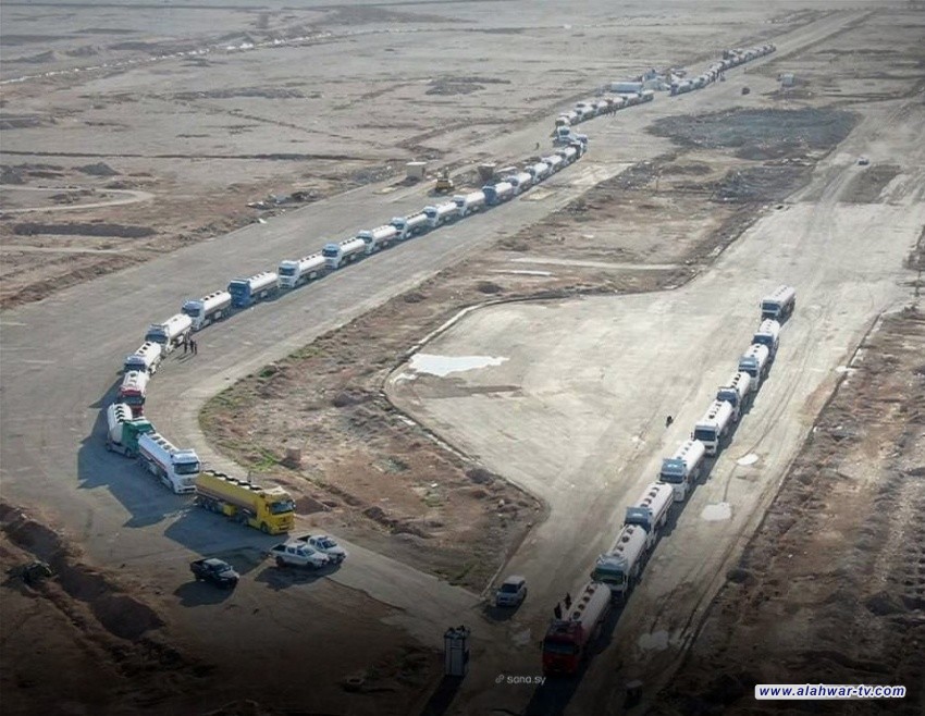 صهاريج النفط العراقي تبدأ بالدخول الى سوريا
