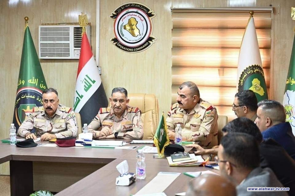 من ذي قار .. نائب قائد العمليات المشتركة يؤكد على تفعيل الجهد الاستخباري ومذكرات القبض بحق المطلوبين