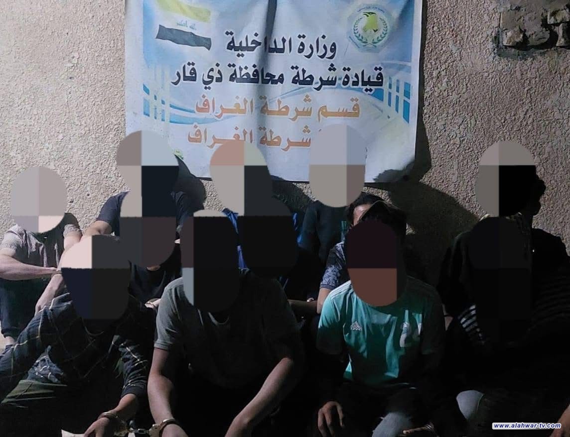 شرطة ذي قار تلقي القبض على 18 متهماً بالنزاعات العشائرية شمال الناصرية