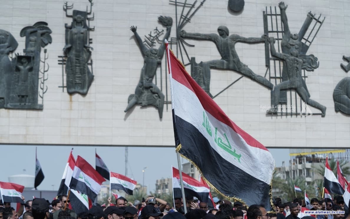 انطلاق التظاهرات التي دعا إليها السيد الصدر للتنديد بالعدوان