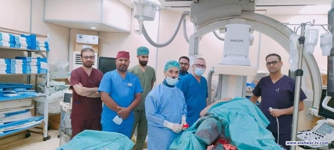 مستشفى الناصرية للقلب ينجح بعملية غلق فتحة كبيرة بالقلب بواسطة القسطرة لمريض من أهالي المحافظة بعمر 45 عامآ