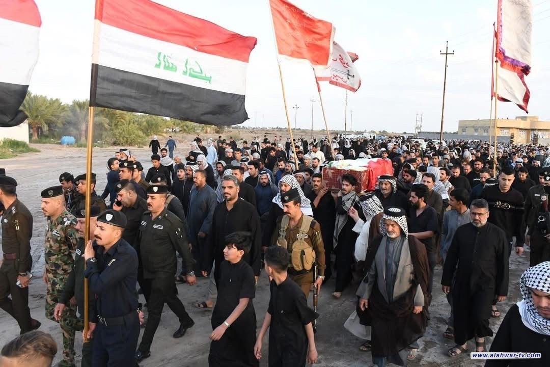 قيادة شرطة ذي قار تشيع شهيد الواجب يوسف جاسم محم