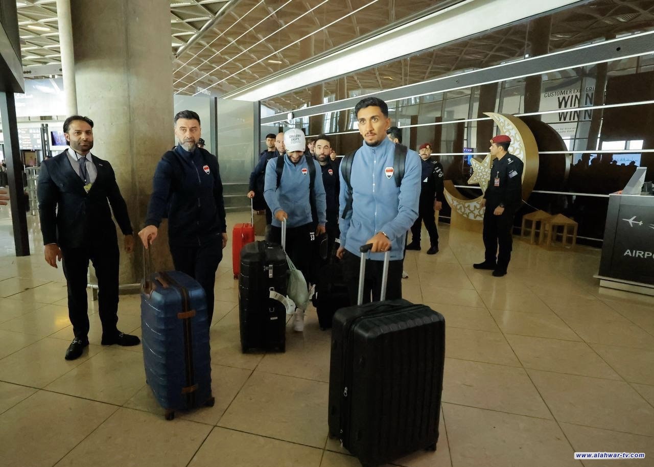 منتخبنا الوطني يصل إلى العاصمة الأردنية عمّان