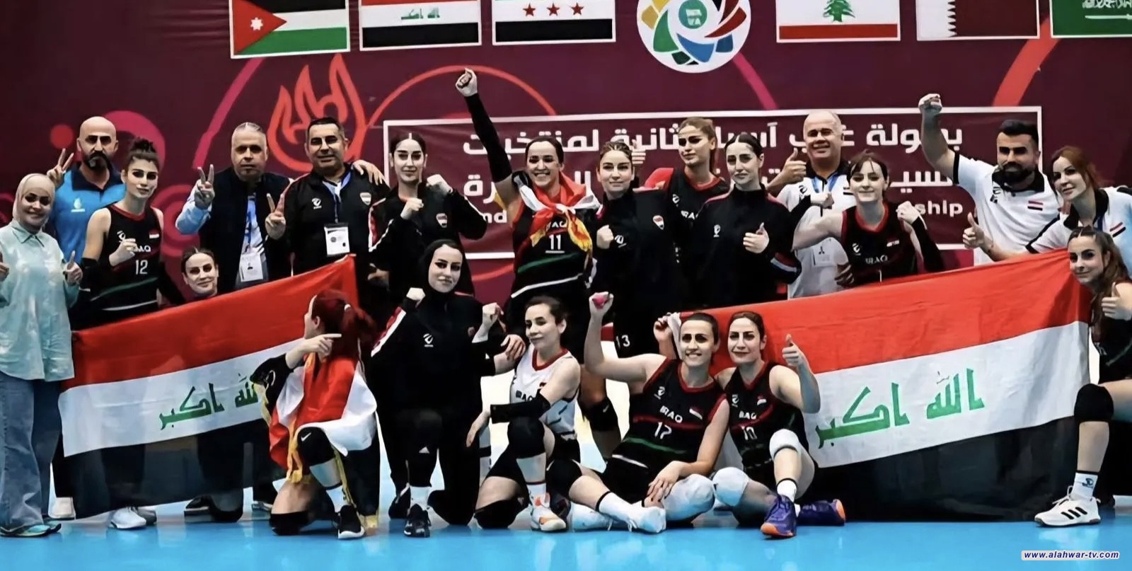 سيدات العراق في المركز الثالث ببطولة غرب آسيا للكرة الطائرة