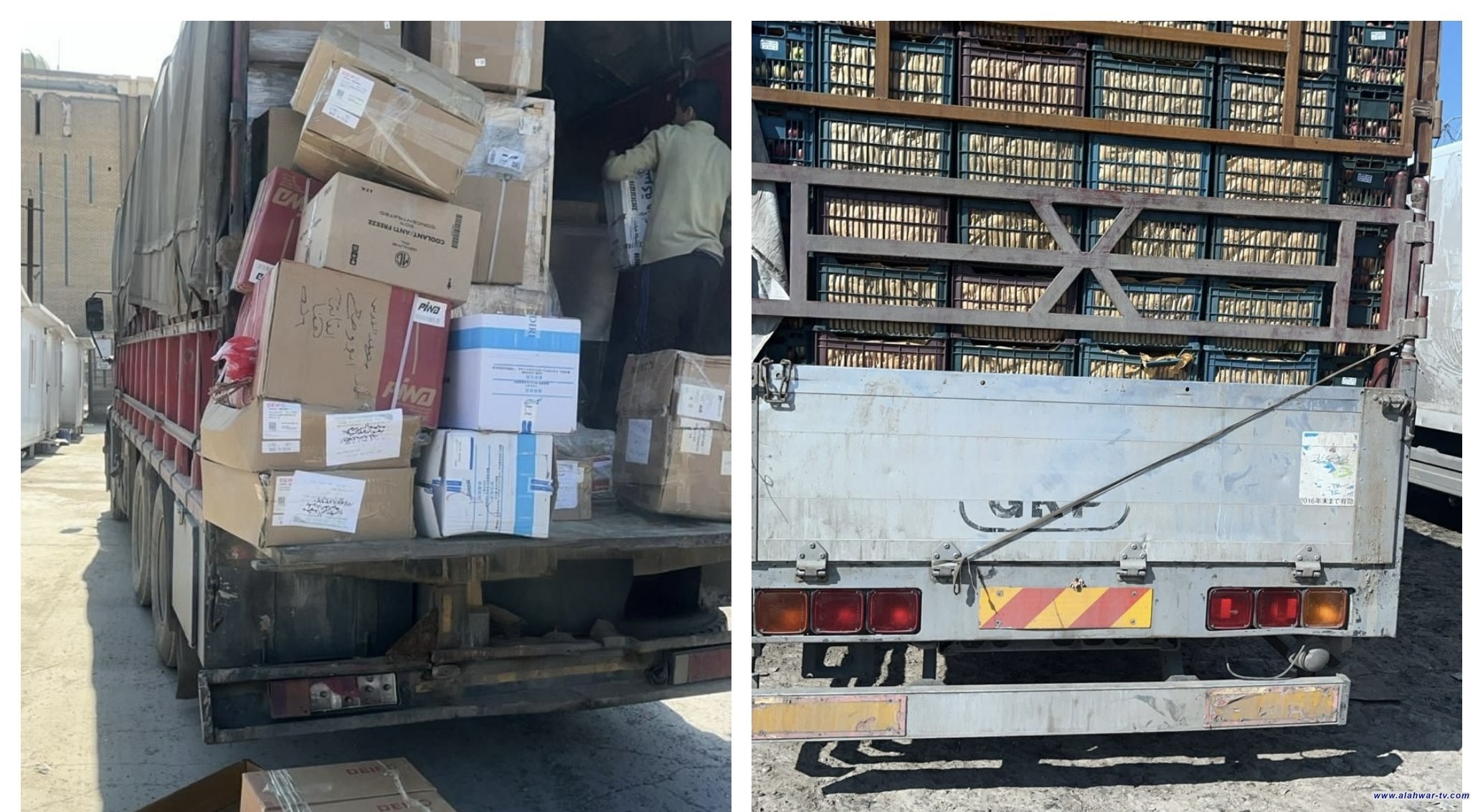 الجمارك تضبط (96) عجلة مخالفة محملة بمواد متنوعة ضمن المنطقة الوسطى