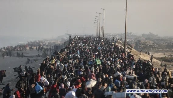 عودة النازحين إلى مناطق سكناهم في غزة