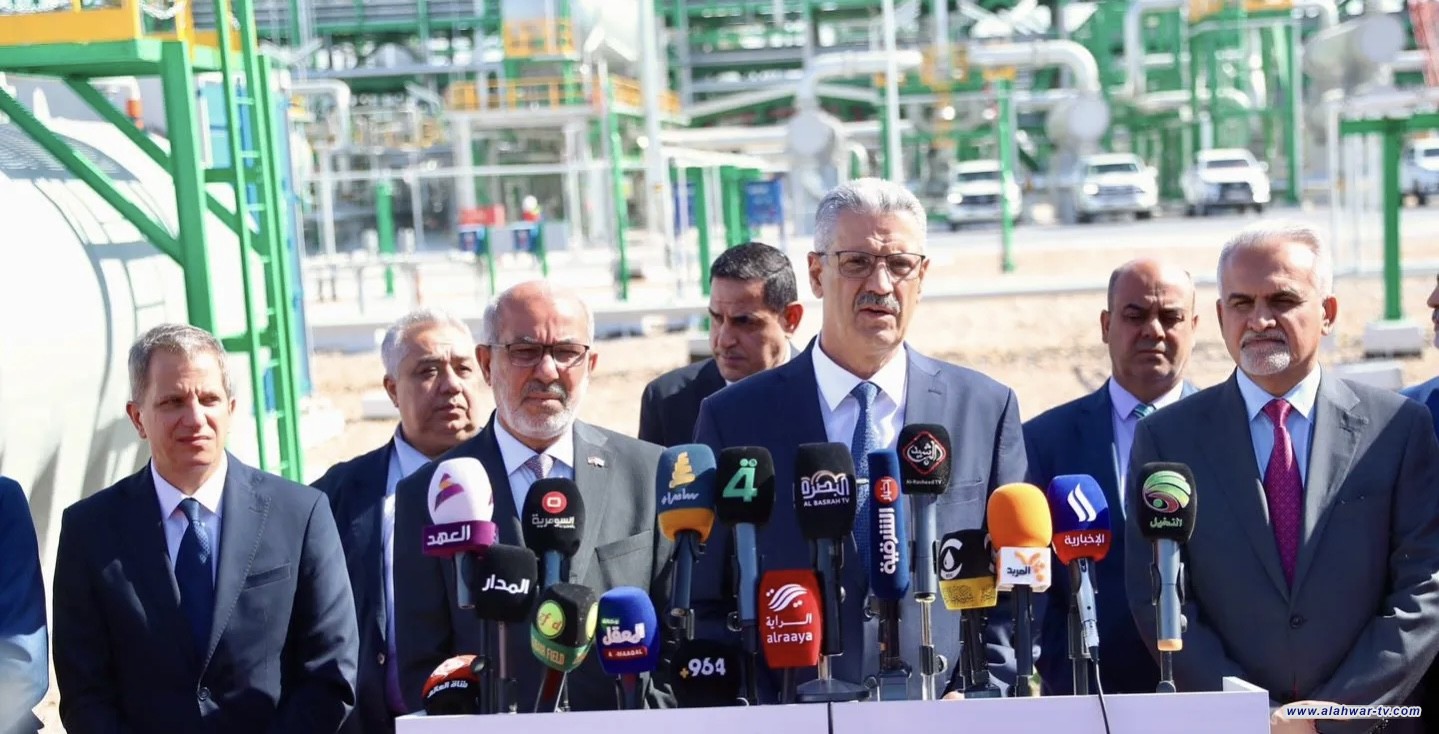 العراق يدشن مشروعاً لزيادة الطاقة الإنتاجية من الغاز المصاحب