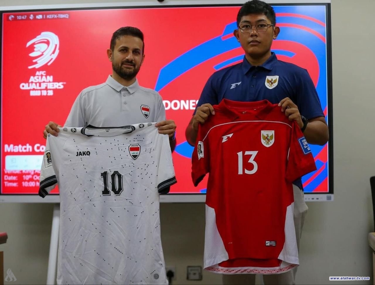 منتخبنا الوطني يواجه إندونيسيا غداً باللون الأبيض