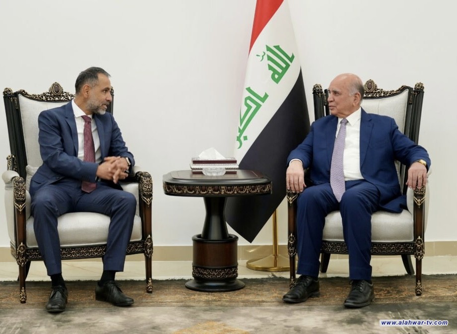وزير الخارجية يؤكد حرص العراق على تعزيز العلاقات الثنائية مع المملكة المتحدة