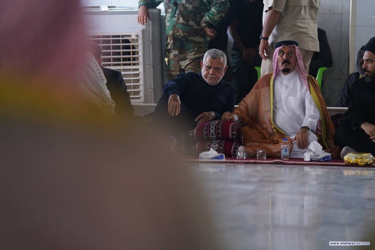 رئيس تحالف الفتح يزور عشائر عموم البوصالح بمضيف الشيخ صباح الفارس الرميض