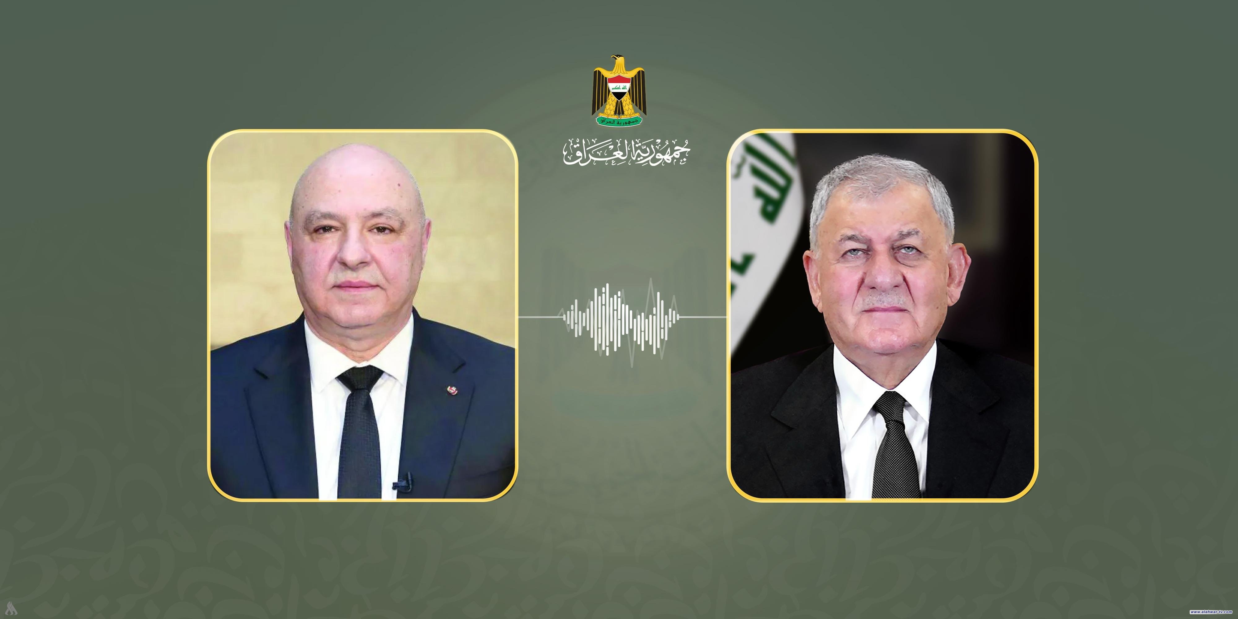 رئيس الجمهورية يؤكد تضامن العراق مع الشعب اللبناني وإدانته لما يتعرض من عدوان
