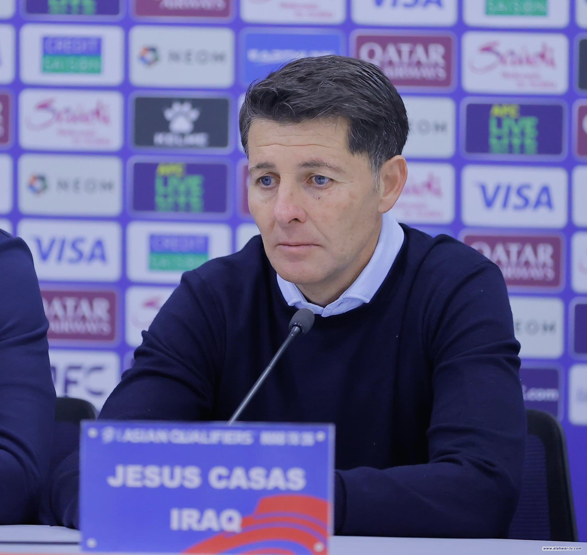 كاساس: أعتذر للشعب العراقي والجميع مسؤول عن الخسارة امام فلسطين
