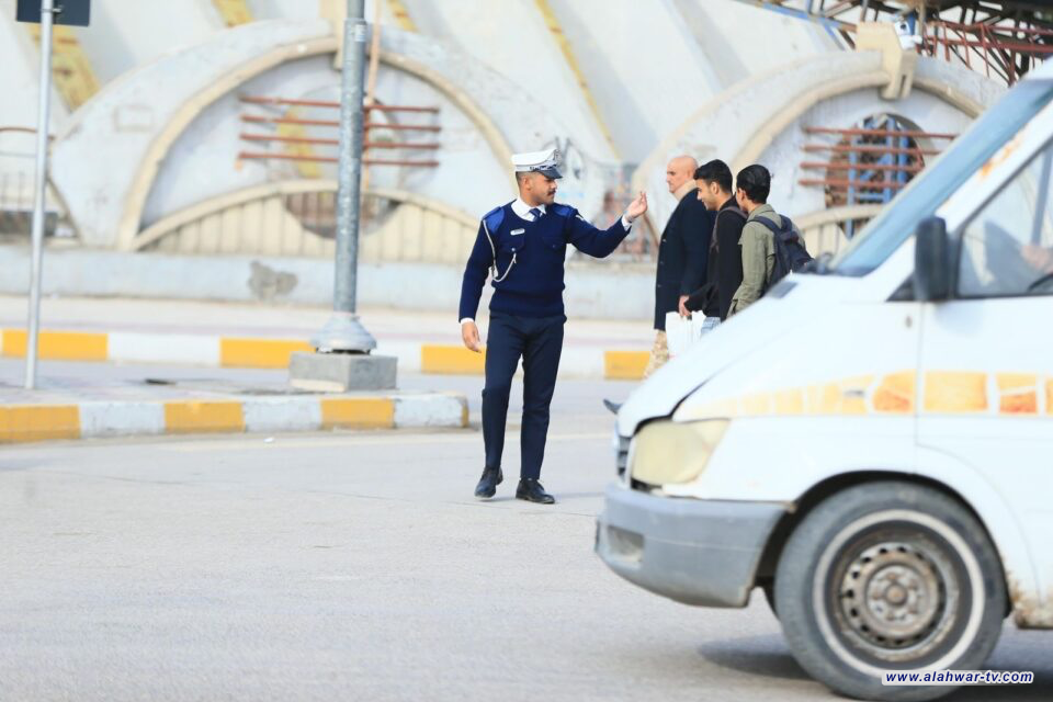 إصابة منتسب مرور في حادث دهس أثناء تنظيم حركة المركبات