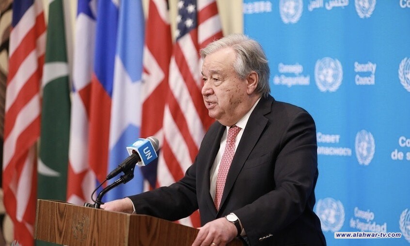 رسالة من غوتيريش للولايات المتحدة وإيران قبل بدء المفاوضات