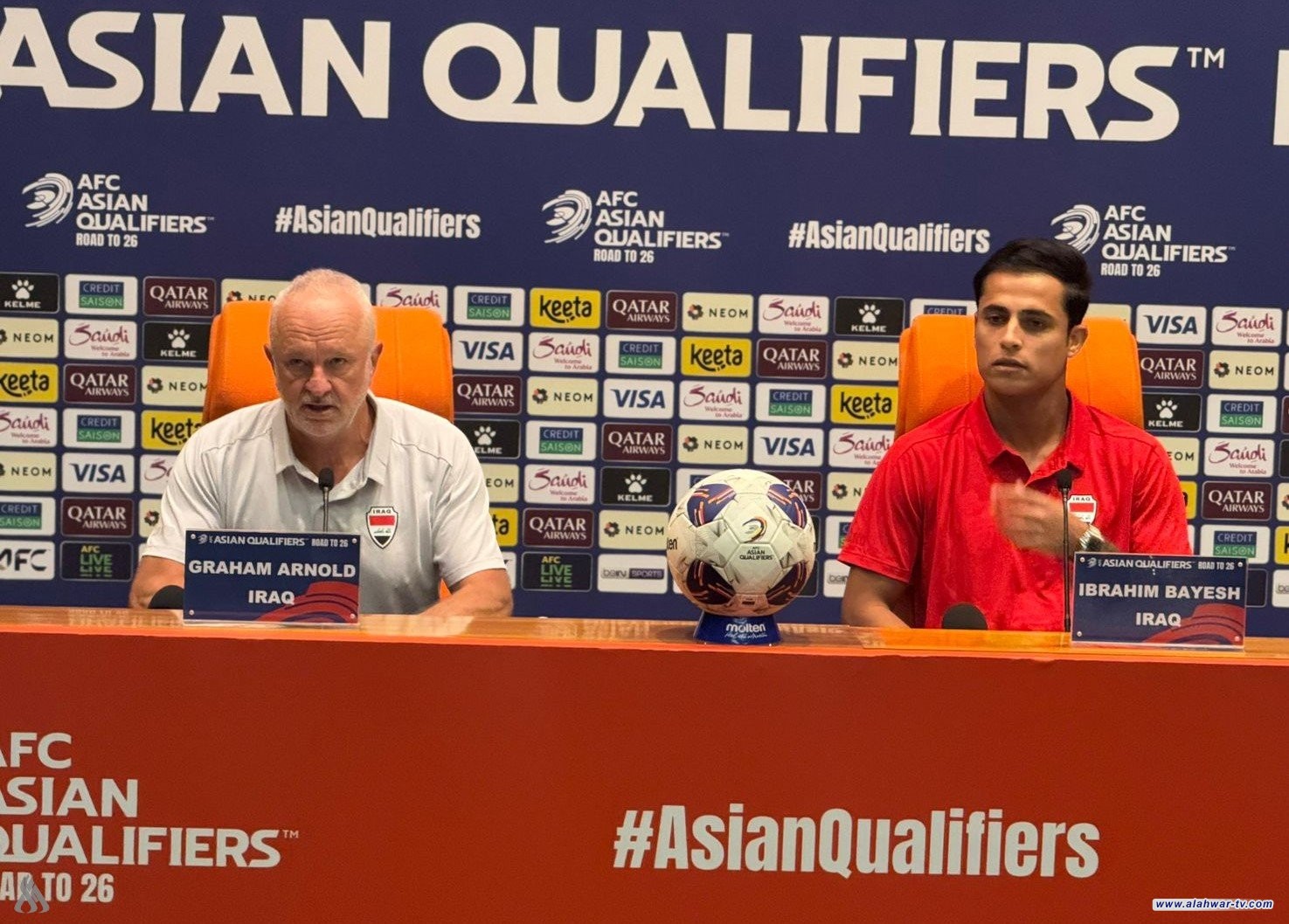 أرنولد: أيمن حسين جاهز وسنقدم مباراة كبيرة أمام السعودية