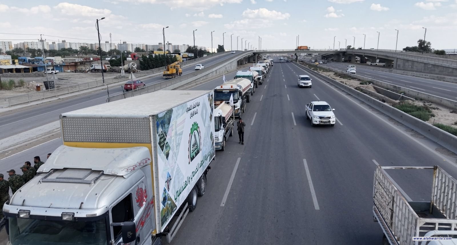 الحشد الشعبي يطلق جهده الخدمي لمعالجة تلوث المياه في الكوت