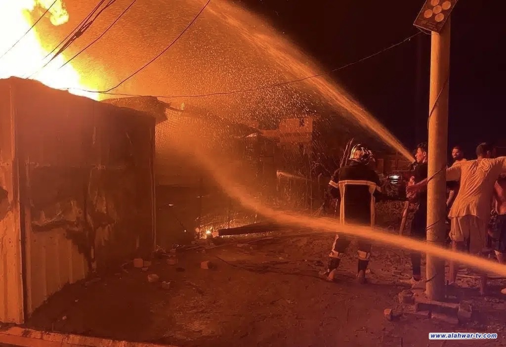 حريق يلتهم أربعة خزانات وقود متنقلة قرب سجن الناصرية المركزي والأضرار مادية فقط