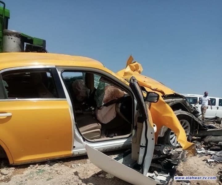 تصادم مروري مروّع في ذي قار يسفر عن مصرع وإصابة 8 أشخاص