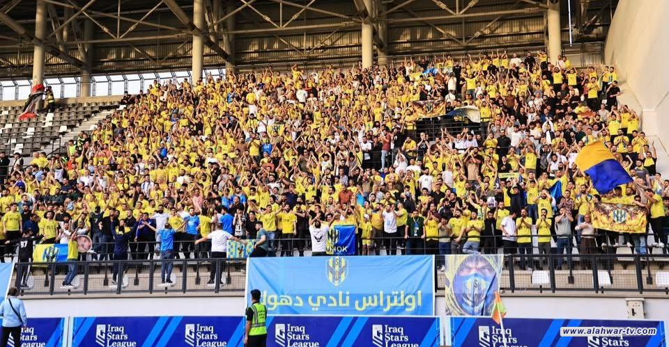 بعشرة لاعبين دهوك يطيح بالمتصدر وفوز للصقور والقاسم بدوري النجوم