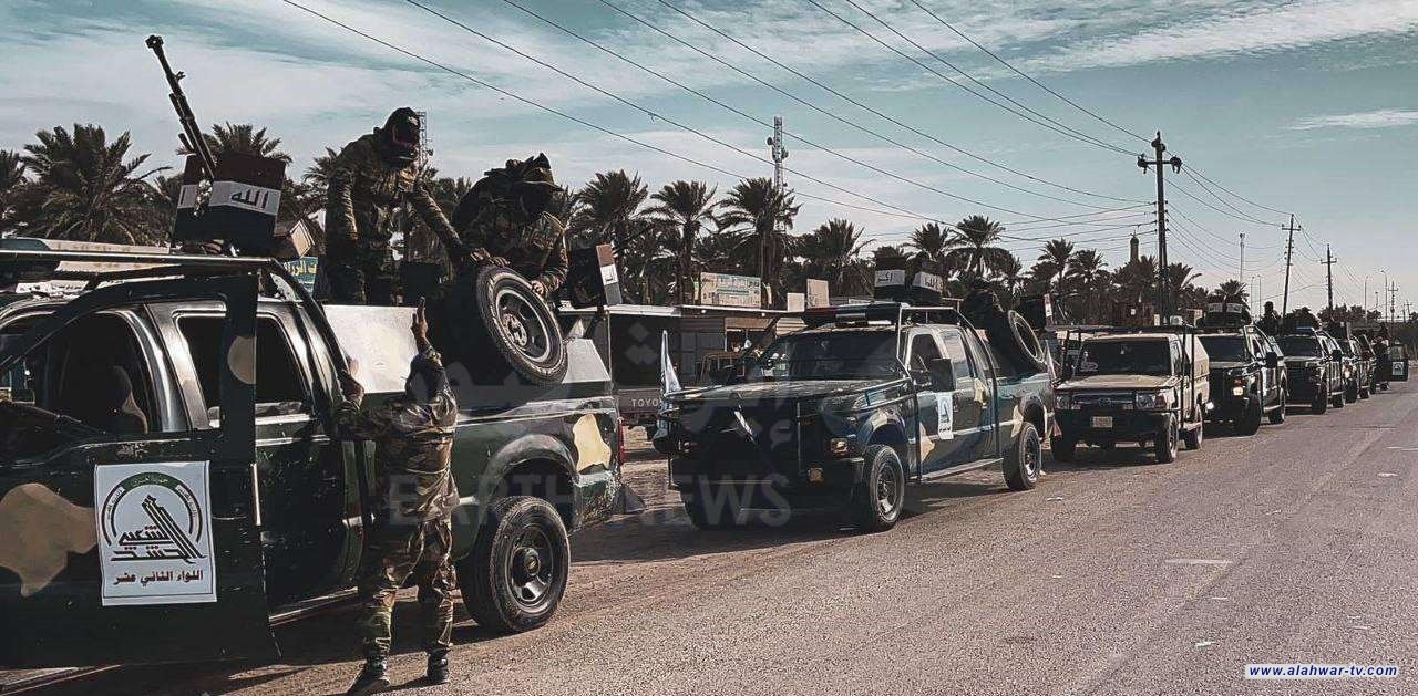 الحشد الشعبي ينفذ عملية امنية لتأمين طريق زائري سامراء المقدسة