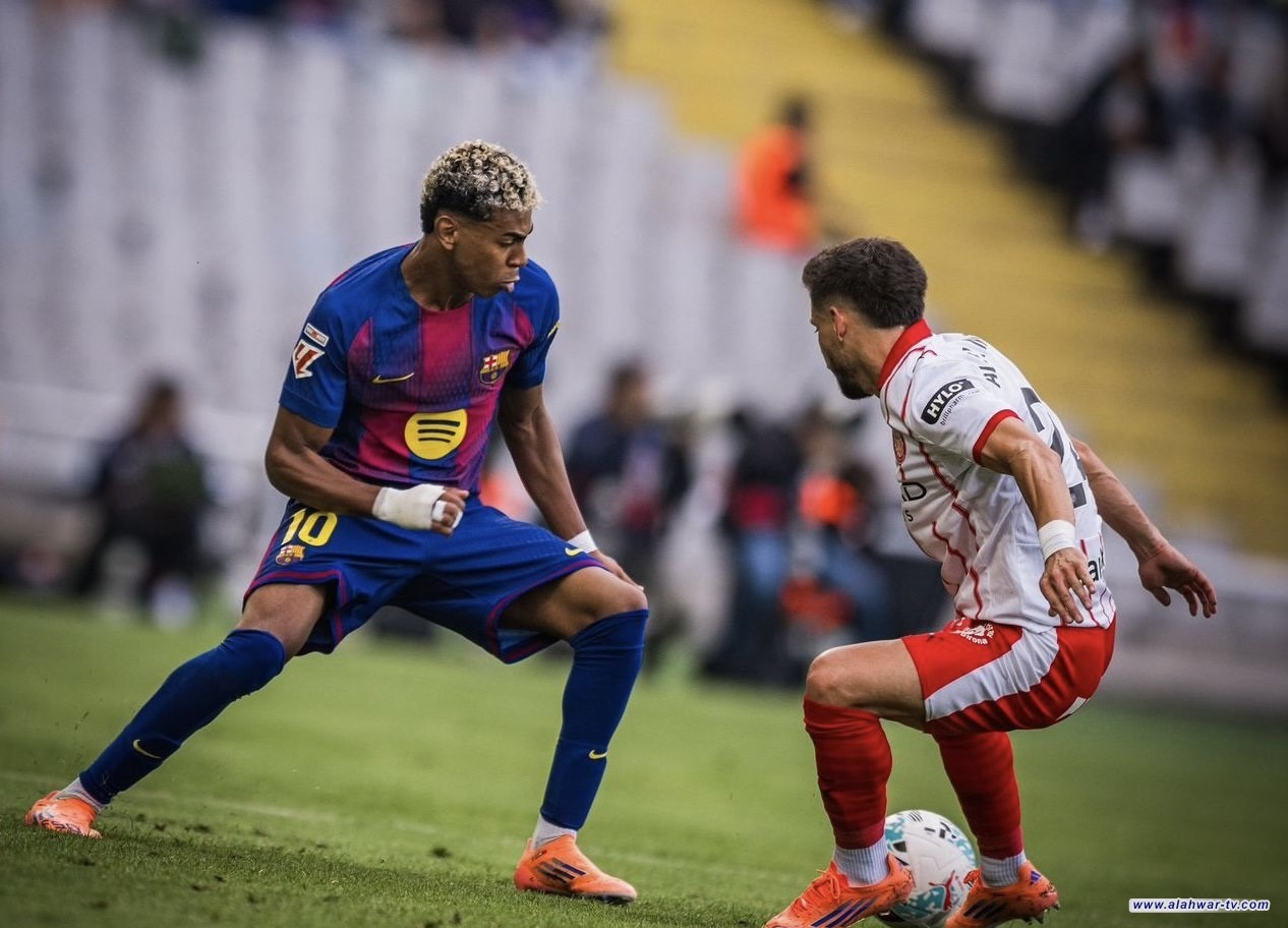 برشلونة يخطف فوزا قاتلا من جيرونا في الوقت بدل الضائع