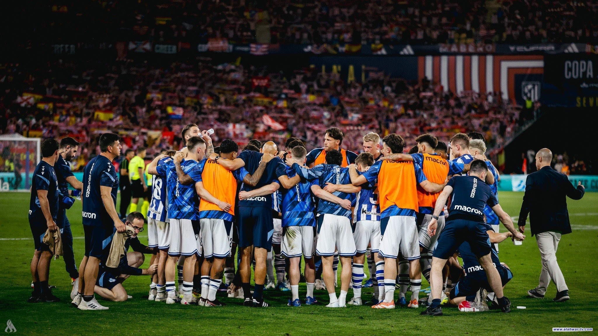 سوسيداد يتوج بلقب كأس ملك إسبانيا بعد فوزه على أتلتيكو مدريد