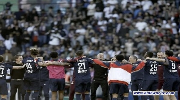 باريس يضمن الفوز بلقب الدوري الفرنسي للمرة الرابعة على التوالي