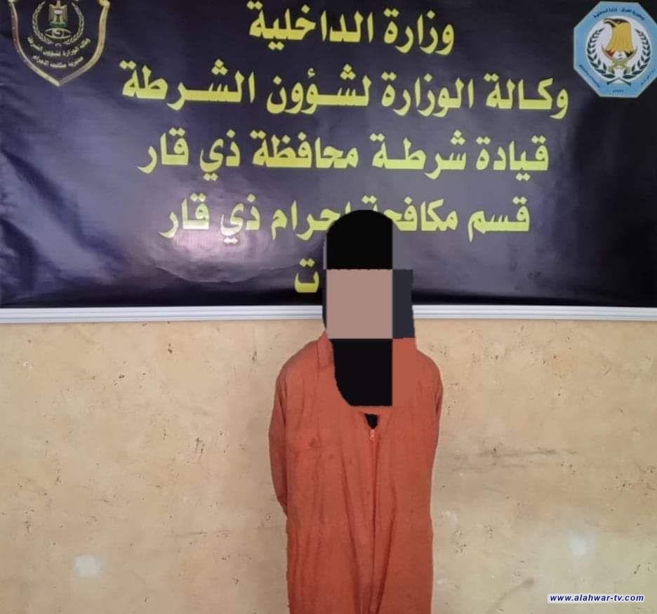 شرطة ذي قار تلقي القبض على متهم اطلق العيارات النارية امام ديوان المحافظة